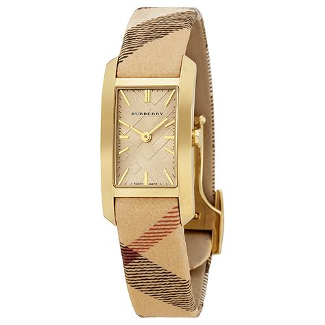 burberry mens gold watch|burberry pioneer gold dial.